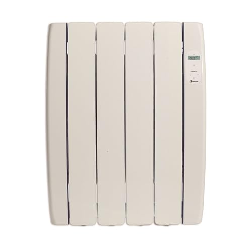 Haverland TT4C INERZIA Emisor Térmico Cerámico de 4 Elementos, Piedra Natural, Blanco, 600W