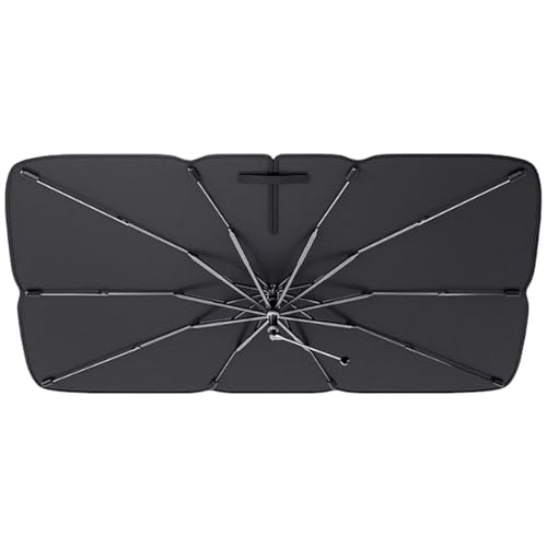 Parapluie de pare-brise auto 140x80cm pliable anti-UV pour berline et SUV