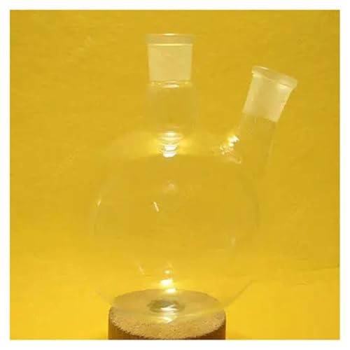 Flacon de laboratoire 1000 ml à deux cols 24/29 résistant aux chocs thermiques élevés