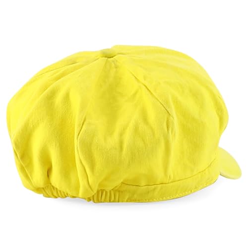 Image of Armycrew Mario Luigi Pigment Dyed Newsboy Style Cosplay Costume Hat
