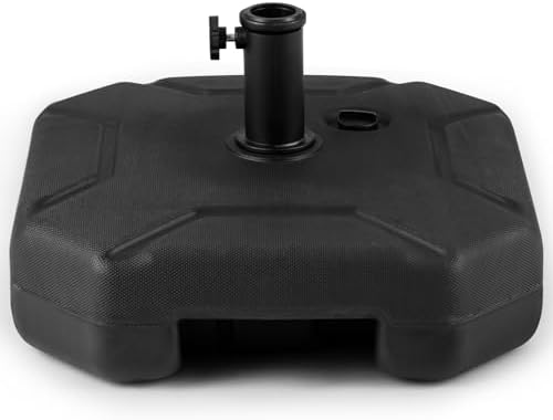 US Weight 40 Lbs. Patio Umbrella Base Designed To Be Used With A Patio Table In Gray Fub41g