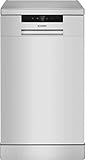 Bomann GSP 7409 Geschirrspüler, Stand/Unterbaufähig/freistehend, LED-Display, 45 cm, Ausführung, 10 Maßgedecke, 6 Programme, inox