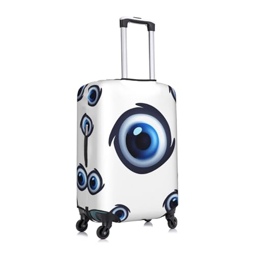 Evil Eyes Pattern Luggage Cover for Suitcase Tsa Approved, Washable Suitcase Protector Fits 18-32 Inch Anti-scratch Suitcase Cover Carry on Luggage Sleeve Travel Baggage Cover3