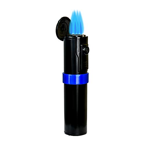 Encendedor Rocky Patel Diplomat Thin Blue Line negro y azul
