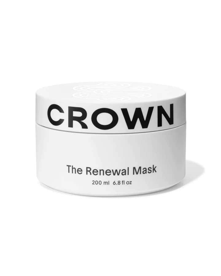 CROWN AFFAIR - The Renewal Mask, All hair types, Rebuilding Mask for Over-Processed, Bleached, or Damaged Hair, 6.80 Ounce (Pack of 1)