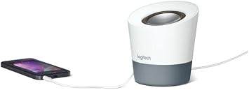 Logitech Multimedia Speaker Z50 for Smartphone, Tablet and Laptop – Grey, 4.2 x 3.9 x 3.9