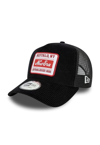 New Era NE Patch Cord Trucker Adjustable Cap NE Logo Schwarz, Size:OneSize