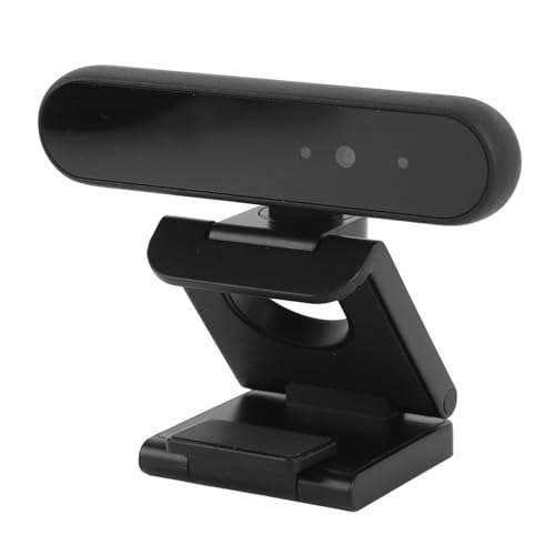 Webcam 4K pour PC, Reconnaissance Faciale, Correction de Lumière Automatique, Alliage en Aluminium USB C Plug & Play HD Webcam pour Les Appels Vidéo et Le Streaming en Direct