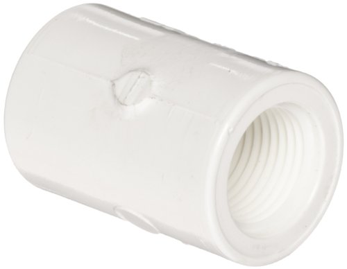 Spears 435-007 PVC Pipe Fitting, Adapter, Schedule 40, White, 3/4
