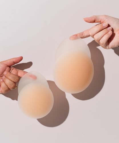 Image of NOOD No Show Extra Lift Nipple Covers | Reusable Adhesive Nipple Covers | Silicone Nipple Cover