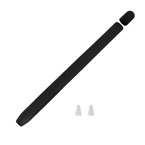 UKCOCO Touchscreen-Stifthülle Schwarz Schale Kompatibel für iPencil Generation Herbst Herbst Halter Abdeckung Hülse Nib Abdeckung Nicht- Grip Zubeh?r- Silikonform Stiftabdeckung
