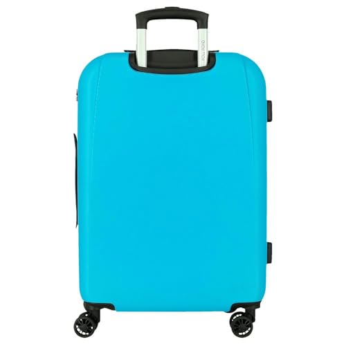 Set de valises Roll Road Menorca vert turquoise rigide extensible
