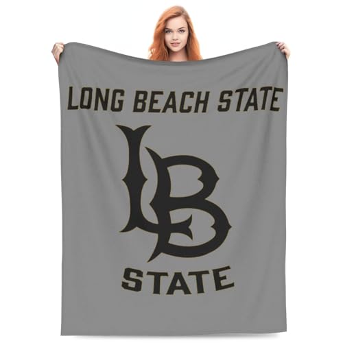 Long Beach State Beach, Ultra-Soft Micro Fleece Blanket Soft Comfortable Flannel Blanket-60 X50