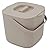 JADERLU Stylish Kitchen Compost Bin- 1.85 Gal/ 7L Countertop Compost Bin with Lid, Inner Sieve for Separating Liquid from Food, Easy to Clean (Khaki, 1.85GAL)