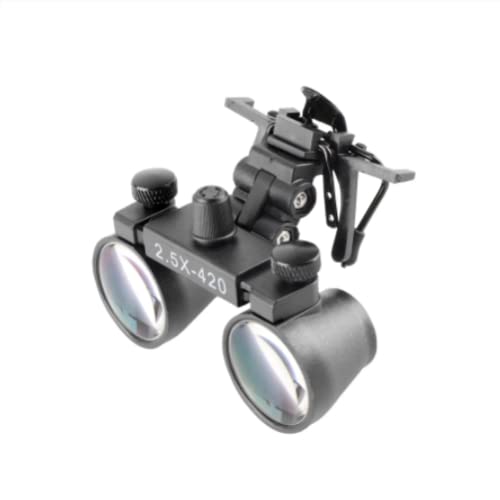 Lupa de aumento de clip con clip de metal para gafas (2.5X)