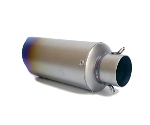Amazon | 汎用50.8mm GPショートサイレンサー レイヤード 二重管