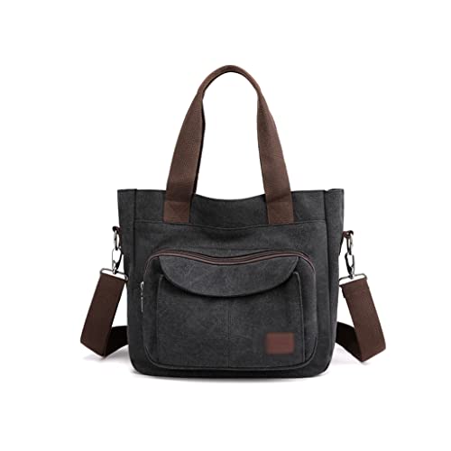 Sac fourre-tout en toile pour femme idéal pour le bureau le shopping et les cours
