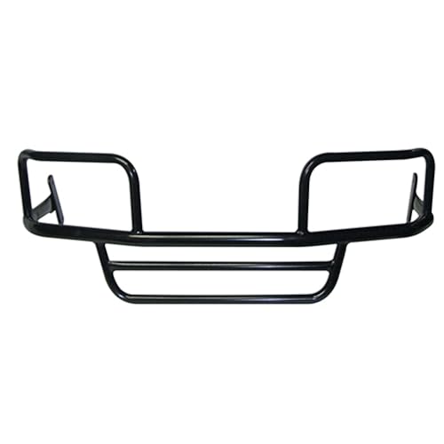 Image of Red Hawk BG-110 Brush Guard Compatible with /Replacement for E-Z-GO ST350 1996 and Newer 74265G02P Front Black Powder Coat Steel Golf Carts