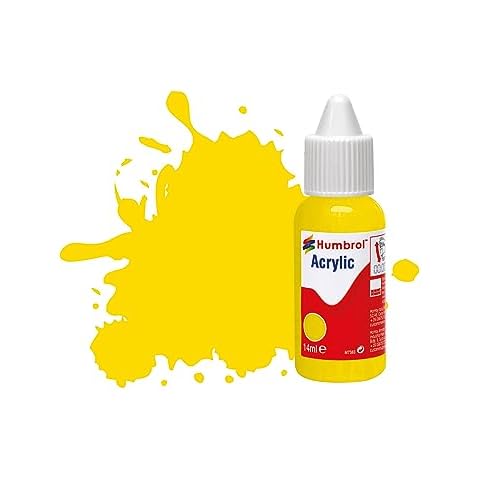 Humbrol No 69 Yellow Gloss Model Paint Cover