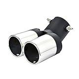 auspuffteile stahl DESIGN: Das spezielle Dual-Air-Out-Design macht Ihr Auto kühler und attraktiver, modischer Designstil, ein großartiges Accessoire für Ihre Reisen.