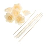MAGICLULU 6stücke Aroma Diffusor Sticks Aus Rattan Für Ätherische Öle Holz Applikationen Ersatz Für Duftdiffusor Aromatherapie Rattan Sticks Blumen Für Aromadiffusor