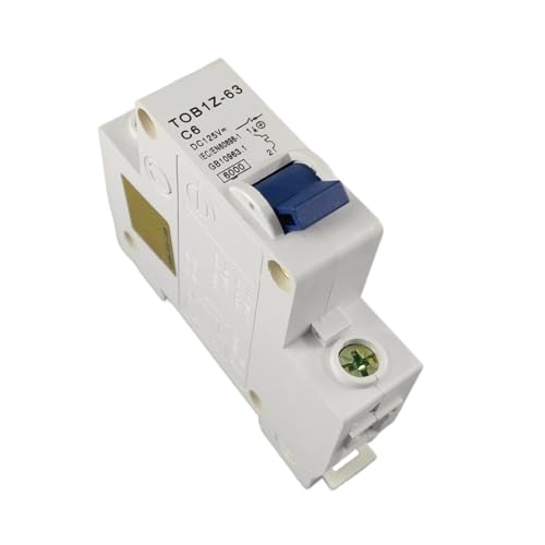 Disyuntor MCB de curva C un polo 6A para corriente continua de 125V