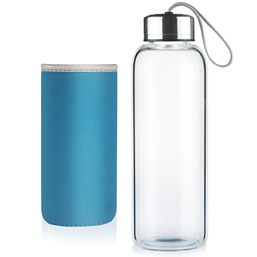 Bouteille d'eau en verre de sport 1000 ml/750 ml/450 ml Cover
