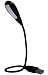 Hanerdun 4 Bright LED Lights USB Lamp Laptop Reading Lamp with Two Brightness Setting Flexible Gooseneck Black