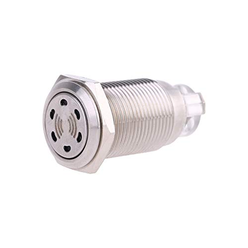 Multifunctional 12V Electronic Buzzer Alarm Stainless Steel Sound Easy To Use For Dorm Company