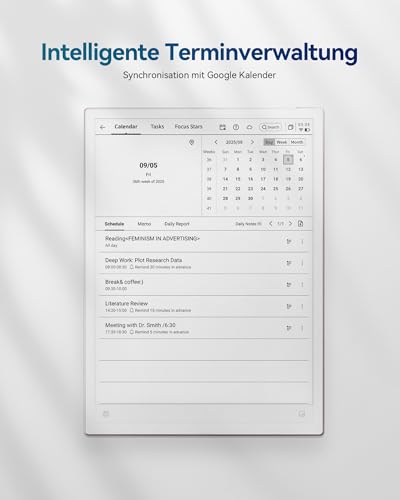 iFLYTEK AINOTE 2, 10.65\ Paper-Tablet, KI-Notiztablett für Meetings, ultradünn 4,2 mm, digitales Notizbuch mit Sprache-zu-Text, 16-Sprachen-Transkription, Handschrift-zu-Text (inkl. Stift)