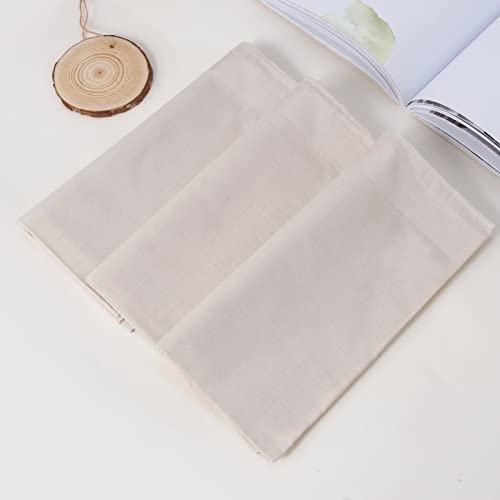 Image of HOULIFE Men's Cotton Handkerchiefs, Solid Color 60S Soft Cotton Hankies for Men Women 6 /12PCS 15.7 inchx15.7 inch