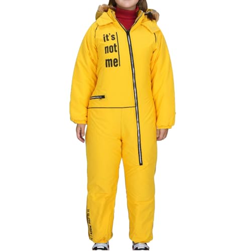 Kids Snow Suit, Reflective Vision One Piece Snowsuits girls boys, Waterproof Windproof Ski Winter Outdoor Jumpsuits