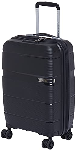 American Tourister Polypropylene 55 cms Linex Black Hardsided Cabin Luggage
