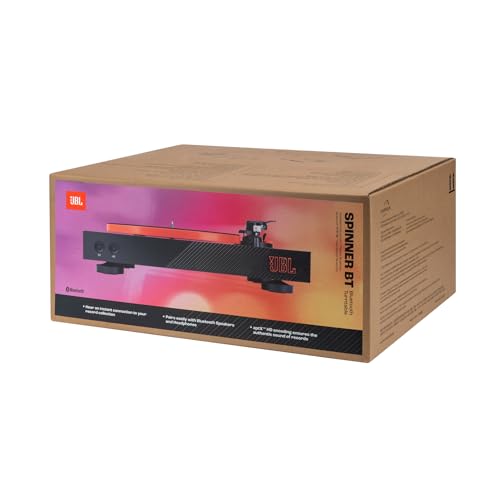 Tocadiscos de vinilo JBL Spinner BT de aluminio con cartucho magnético móvil 6