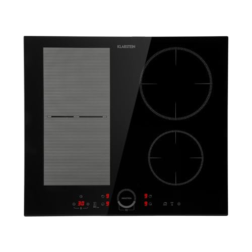 Klarstein Induktionskochfeld, Glaskeramik Kochfeld mit 4 Platten, Einbau-Induktionskochfeld mit...