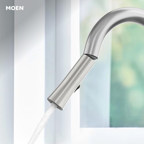 Moen SwivelControl Spot Resist Stainless Pulldown Kitchen Faucet Retrofit Replacement Wand, 266918SRS by Moen - Used condition - Image 2