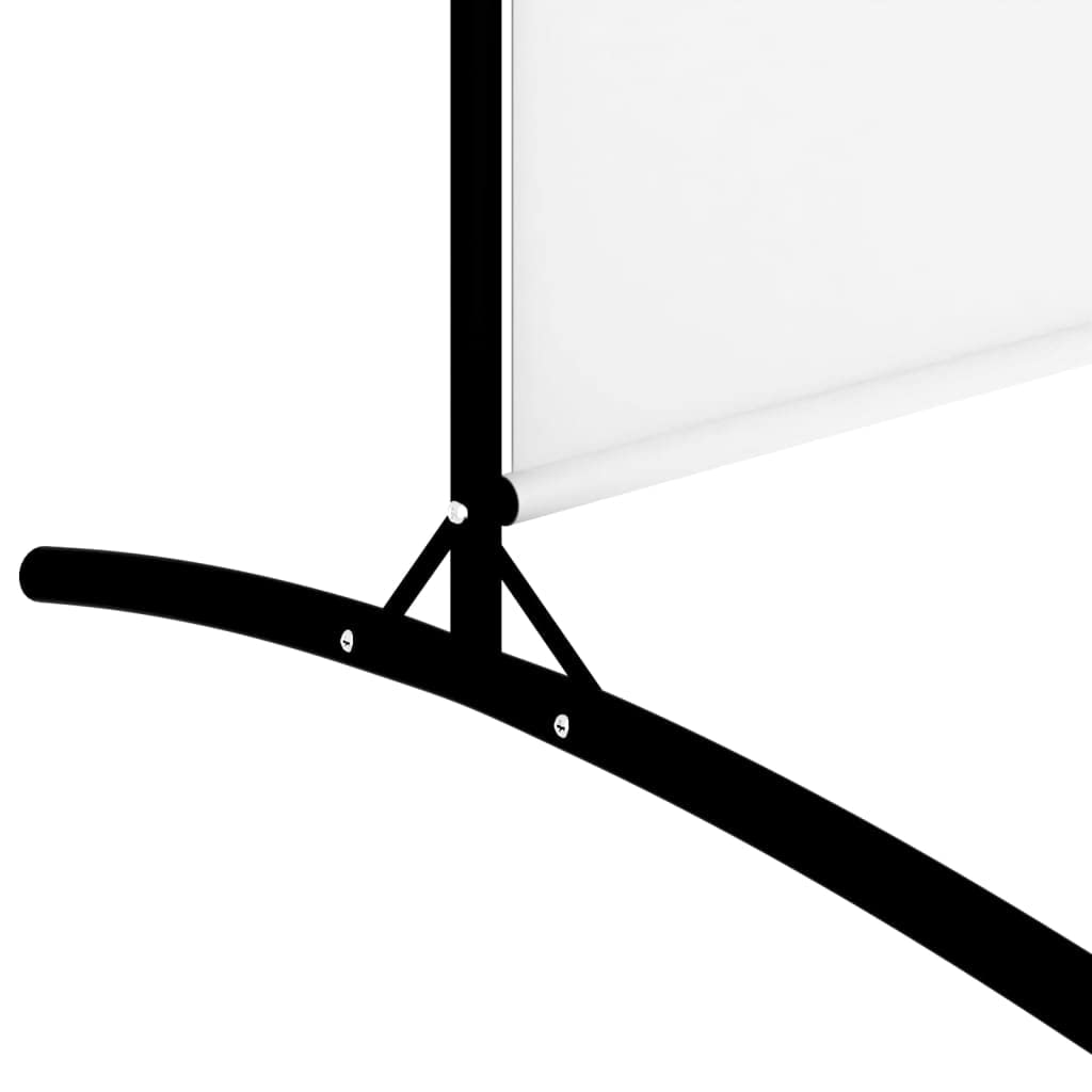 vidaXL Cloison de séparation 5 Panneaux Blanc 433x180 cm Tissu