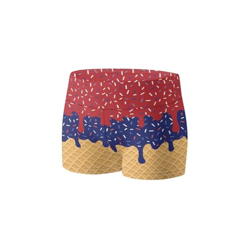 Girls Athletic Shorts Comfy and Safety High Waisted Yoga Dance Shorts Gymnastics Shorts Fashion Short 5-14Y