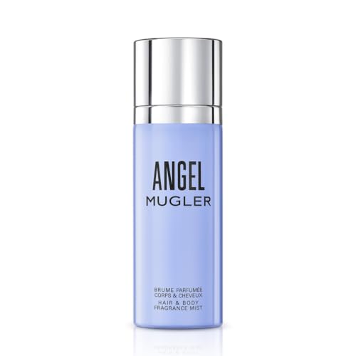 MUGLER ANGEL Parfum Brume Cheveux et Corps, Parfum pour Femme Ambré Gourmand, Brume pour Femme 100 ml