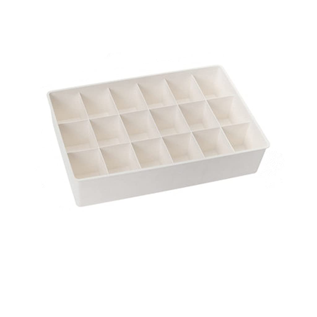 Organizer per cassetti Regolabili con divisori Personalizzabili in plastica Resistente impilabile per Biancheria Intima Artigianato Vestiti per Bambini Ufficio