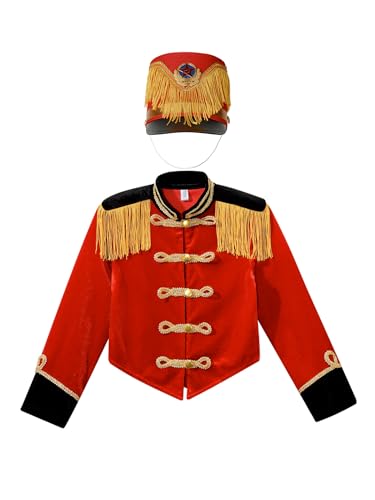 Disfraz completo niño banda militar manga larga miniatura 3