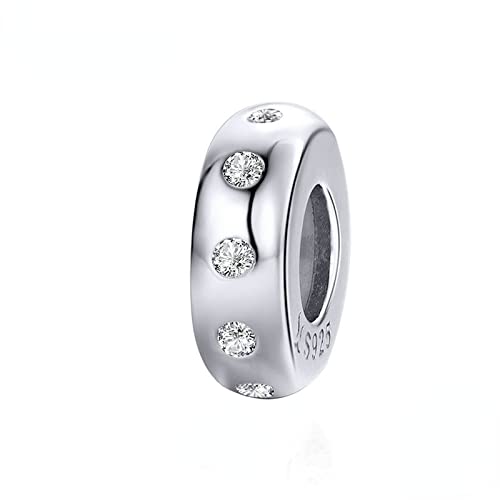 Cuentas de plata 925 y cristal para pulseras europeas y collares de niñas
