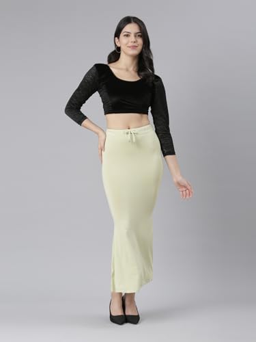 Image of TWIN BIRDS Saree Shapewear for Women | Super Soft Viscose Elastane Saree Petticoat Skirt | Stretchable & Comfortable SareeShaper