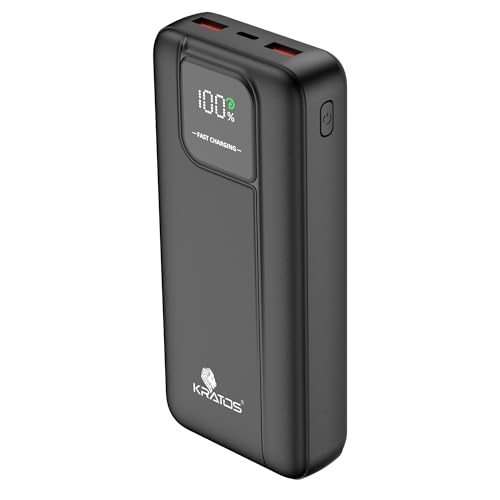 Kratos 20000mAh 35W Turbo Fast Charging Power Bank | Dual Output ...