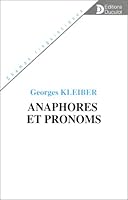 Anaphores et pronoms (Champs linguistiques) 2801110787 Book Cover