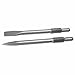 TimmyHouse Hammer Chisel Set Shank Bull Point Flat Chisel Bit Demolition Jack Hammer Breaker Point 1-1/8