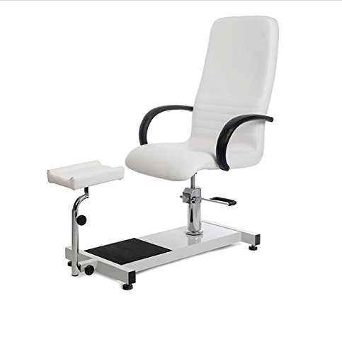 Sillón Pedicura con Reposapiés (Blanco)