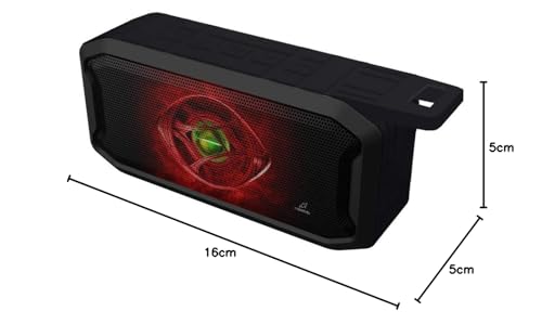 Image of Macmerise The Eye of Agamotto 6W Wireless Bluetooth Portable Speaker with USB Support, SD Card, AUX, Upto 3hrs Playtime*, IPX7 Water & Dust Proof, TWS Function, Powerful Bass, FM & Call Function