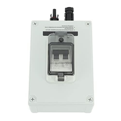 Disjoncteur CC 40A IP67 étanche avec grand espace de câblage et couvercle transparent