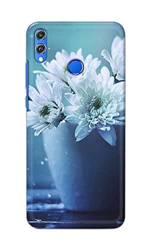 Image of PRINTFIDAA Flowers in The Glass On The Table Printed Designer Hard Back Case Cover for Honor 8X, JSN-L11, JSN-L21, JSN-L22, JSN-L23 -(SF) MVN1002